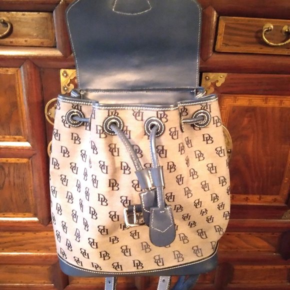 Dooney & Bourke Vintage Navy Signature Backpack main image 7